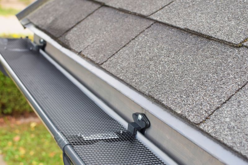 Close-up of Gutter Cover Materials