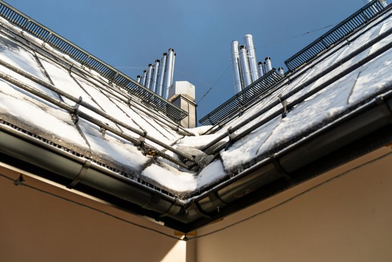 Gutter Service in Snowy Weather